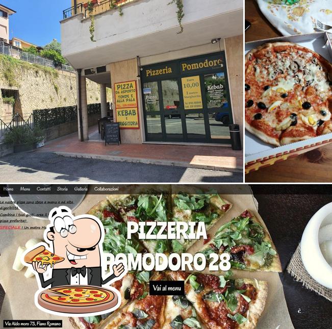 A Pizzeria Pomodoro, puoi provare una bella pizza