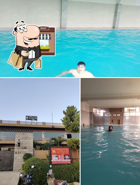 Check out how Swastik PoolsGymCafe looks outside
