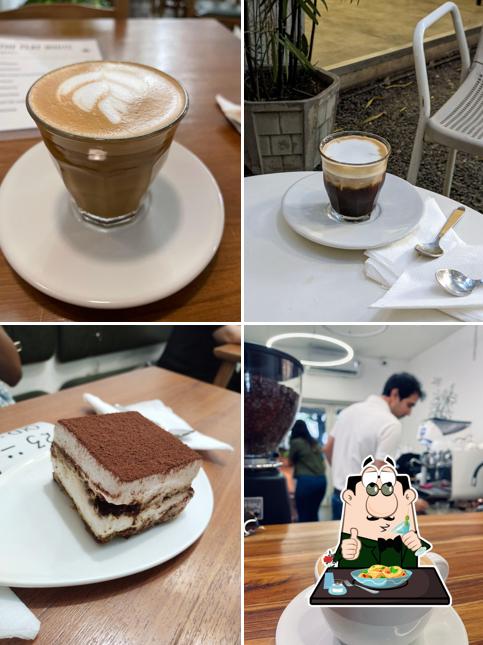Chocolate mousse at The Flat White Coffee House