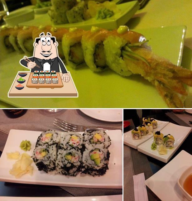 Prenditi le diverse opzioni di sushi