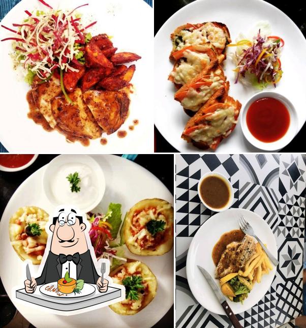 Food at Roy's Cafe