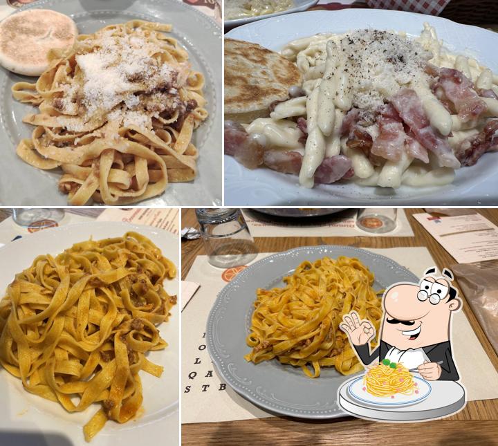 Spaghetti alla carbonara al Dispensa Emilia Bologna Stalingrado