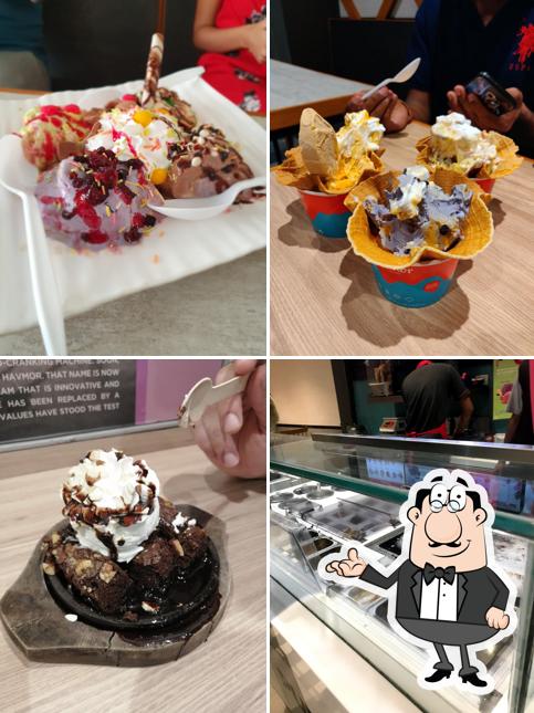 Take a seat at one of the tables at Havmor Havfunn