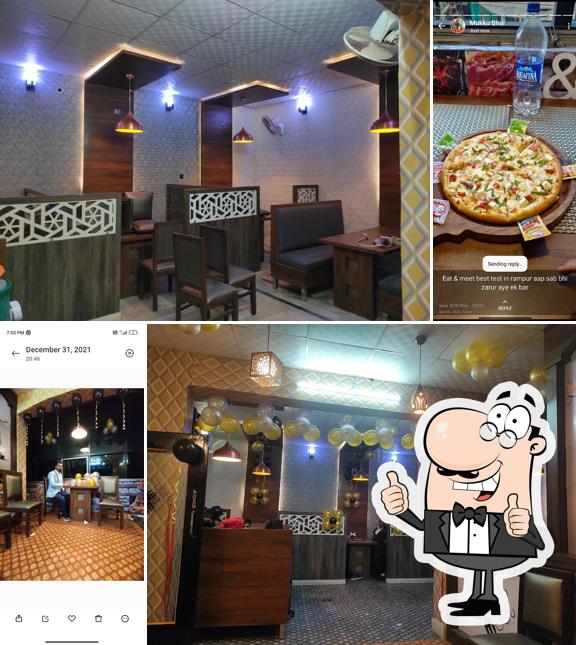 See the picture of Eat and meet pizza
