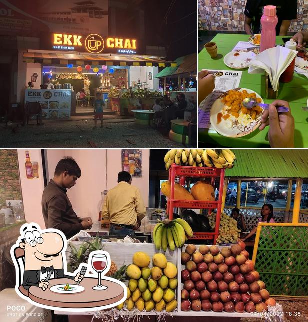 The restaurant's food and exterior