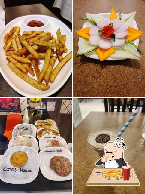 French fries at Hotel Sri Krishna Bhavan
