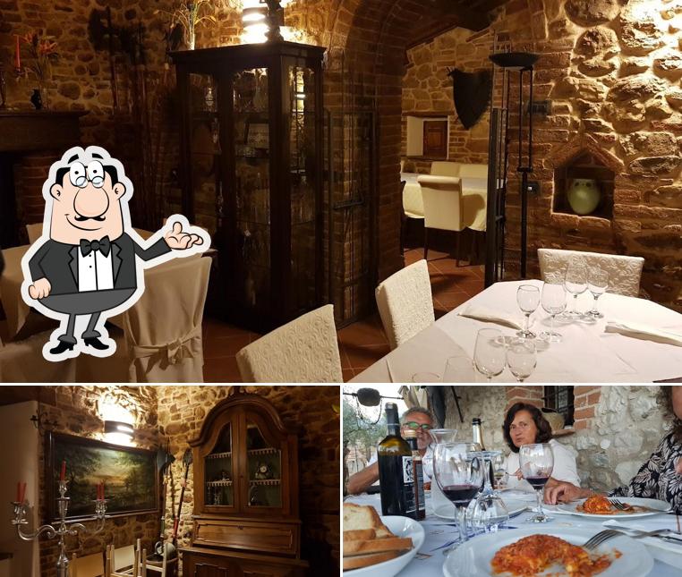 La Torre Sibilla Montefortino si caratterizza per la interni e cibo