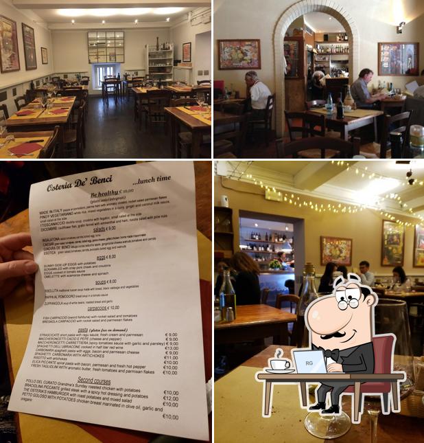 Dai un'occhiata agli interni di Osteria de' Benci