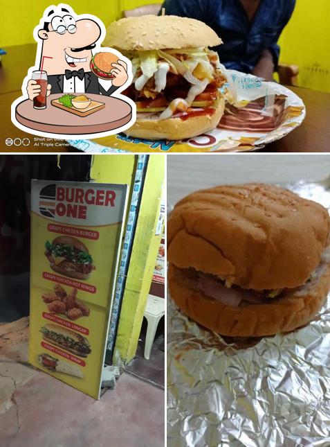 Try out one of the burgers offered by Burger One