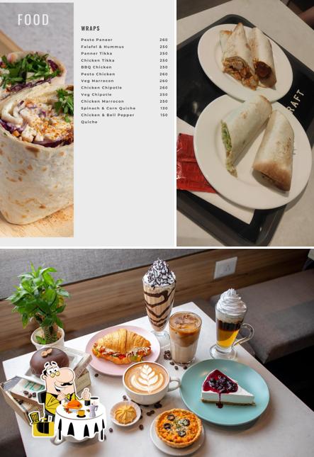 This is the photo displaying food and interior at Coffee Craft