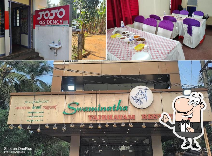 The restaurant's exterior and interior