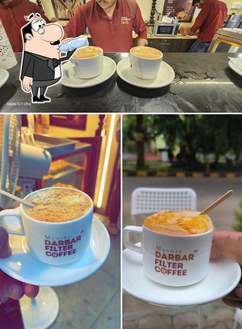 Cappuccino at MYSORE DARBAR FILTER COFFEE @Kuvempunagar