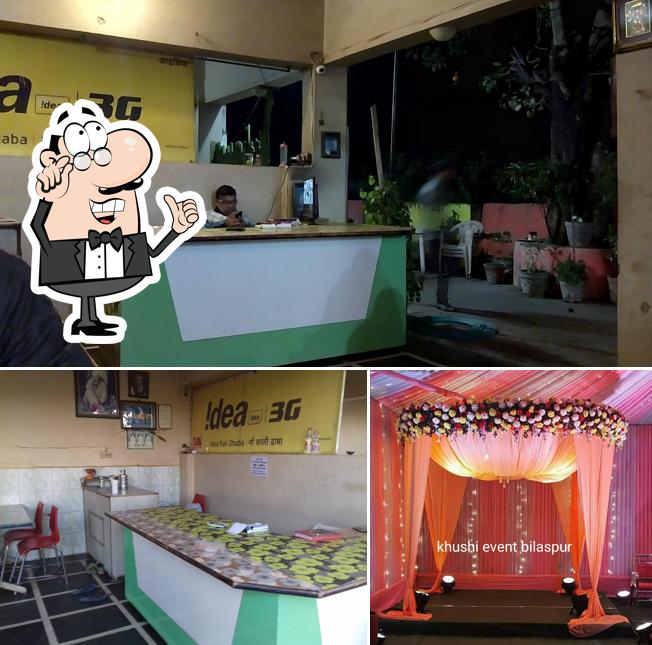 Take a seat at one of the tables at Maa Kali Dhaba