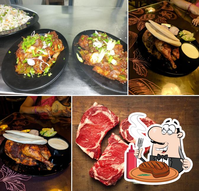 Morgan Restaurant provides meat meals