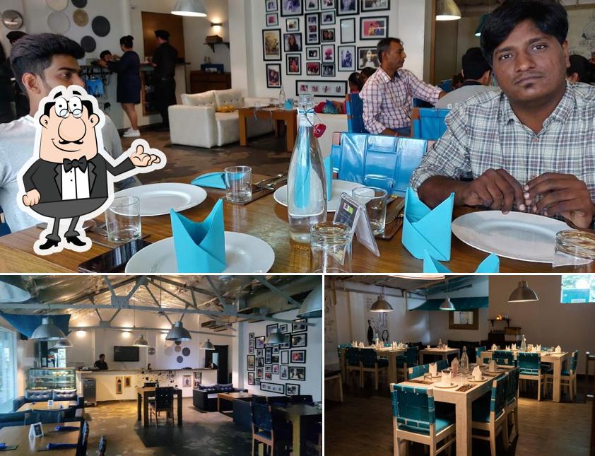 Take a seat at one of the tables at On The Go