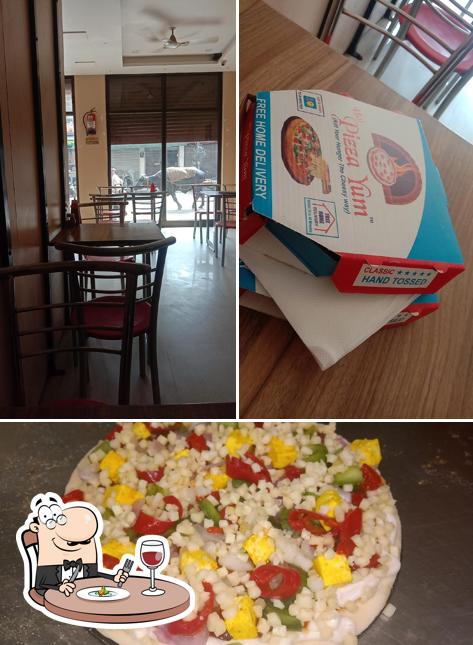 Food at Pizza Box