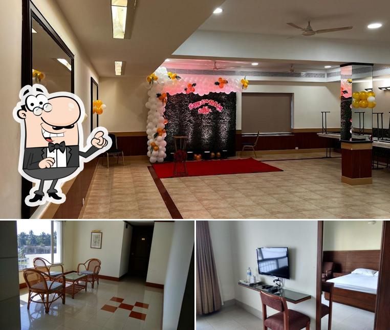 The interior of Bhasuri Inn