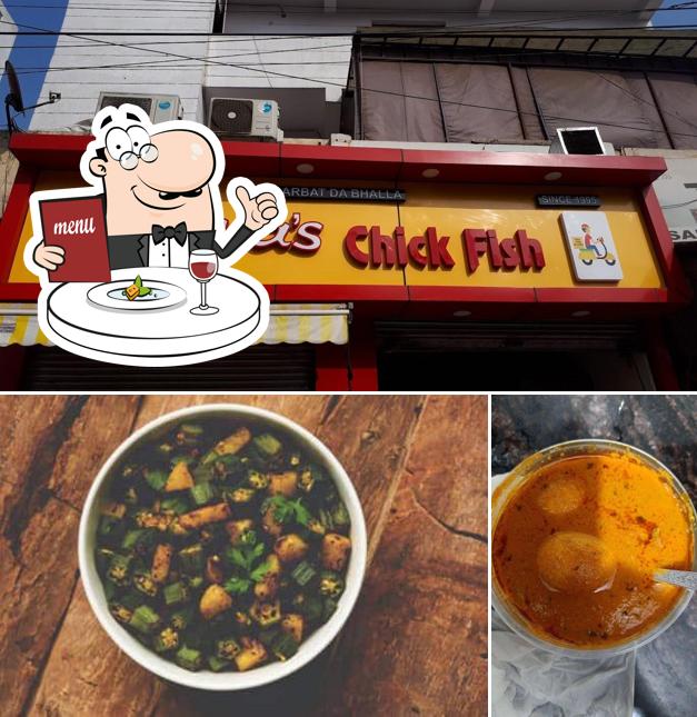 Food at Chawla's chick fish