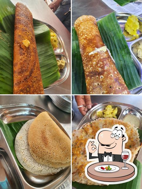 Food at New Davanagere Benne Dose Hotel