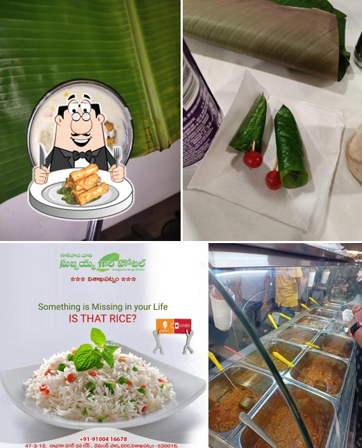 Spring rolls at Subbayya Gari Hotel visakhapatnam
