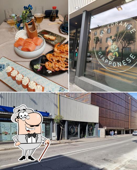 La immagine della esterno e bevanda di Yama sushi como