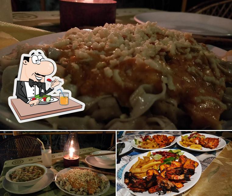 Food at Tibetan Restaurant And German Bar