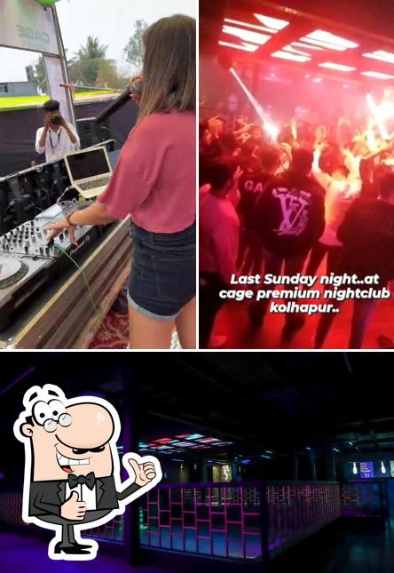 See this pic of CAGE Nightclub