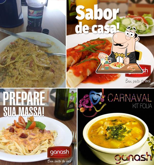 Comida em Ganash Pães, Café & Cozinha