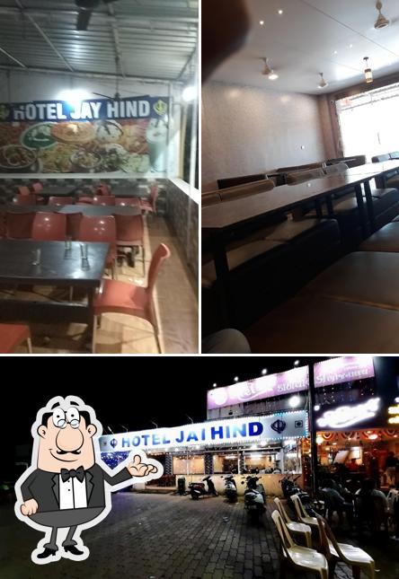 The interior of Jay Hind Hotel