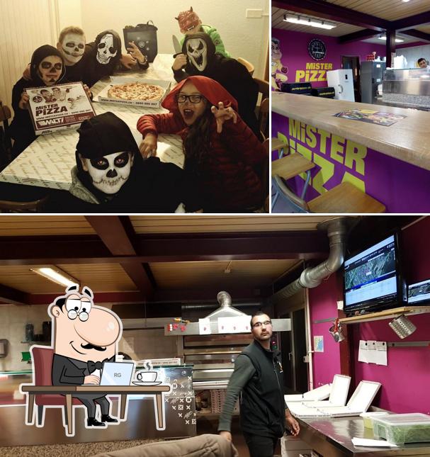 Gli interni di Mister Pizza