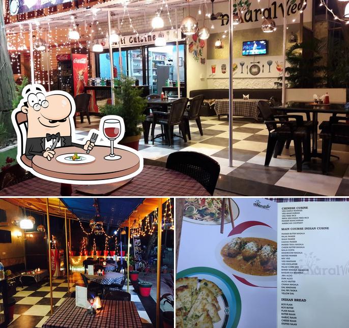 The restaurant's food and interior