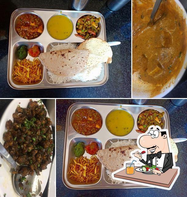 Food at Amber Restaurant