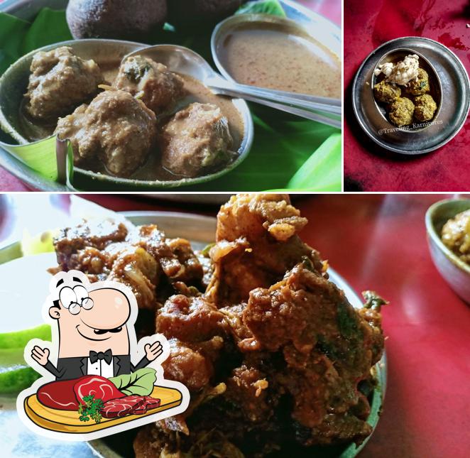Try out meat meals at Ashoka Military Hotel