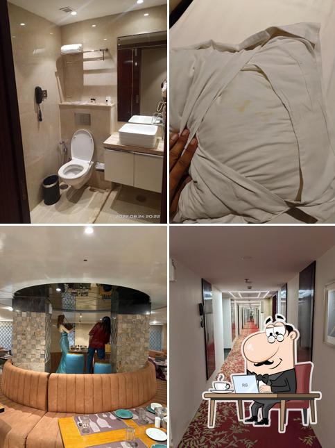 The interior of Hotel Clarks Premier Kota, Rajasthan, India