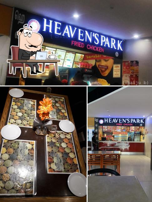 The interior of Heaven Shack Ramanathapuram