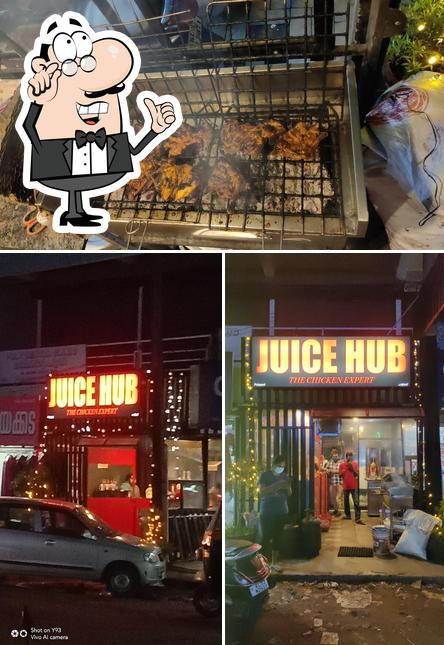 The interior of Juice Hub