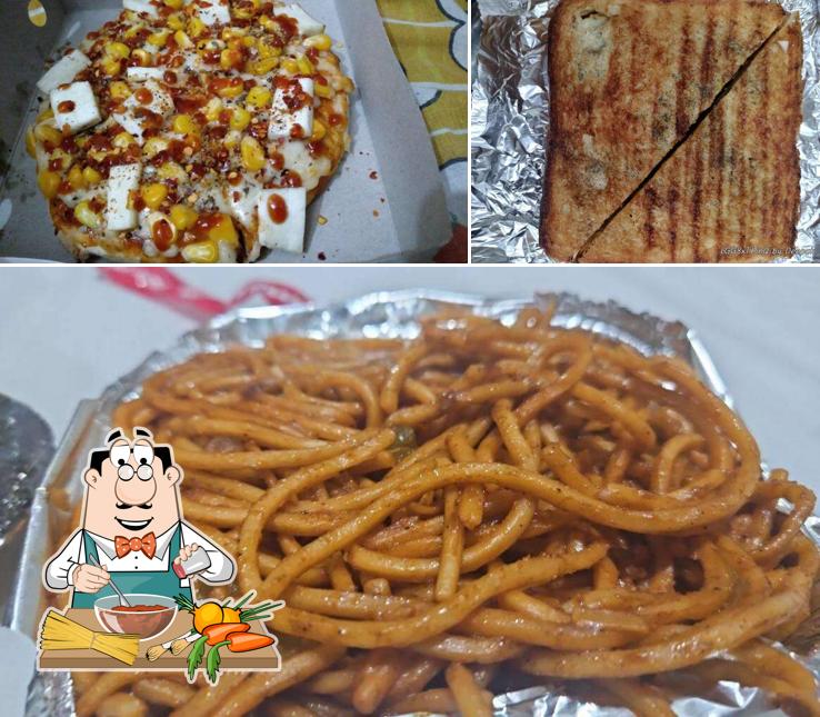 Spaghetti bolognese at Kanha Sandwich
