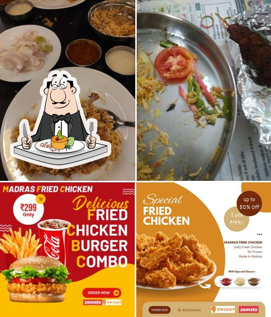 Food at Madrasi Fried Chicken (Since 1943)