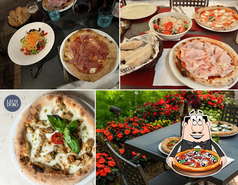 Prenditi una pizza a Pizzeria Leon D'Oro