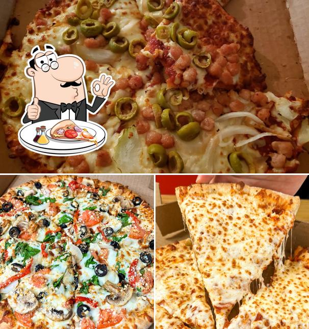 Commandez différents genres de pizzas