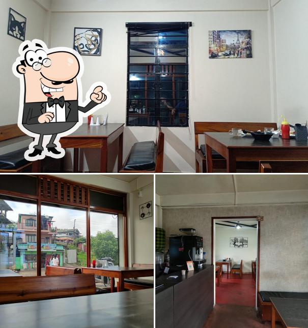 The interior of Kavárna