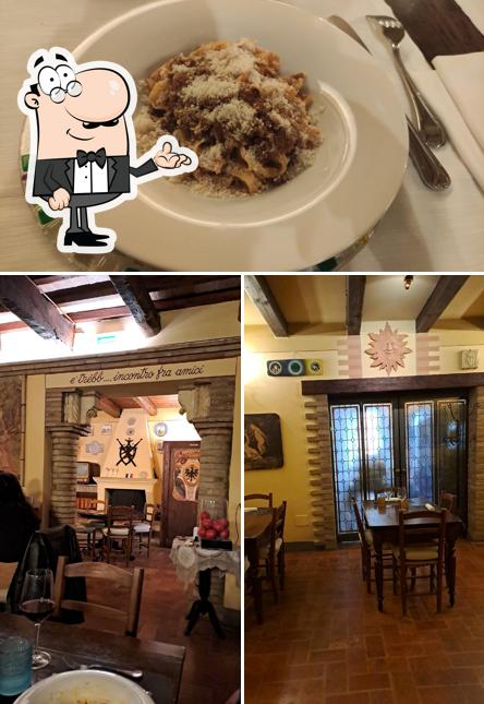 Questa è la foto che raffigura la interni e cibo di La Casa Rusticale Dei Cavalieri Templari