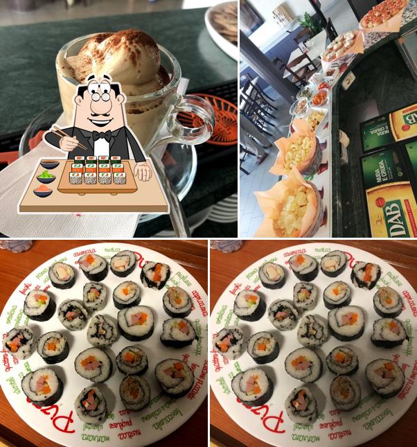 Prenditi le diverse opzioni di sushi