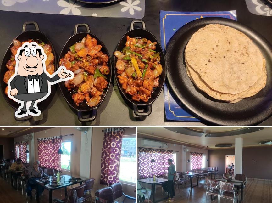 Rajdhani Family Restaurant is distinguished by interior and food
