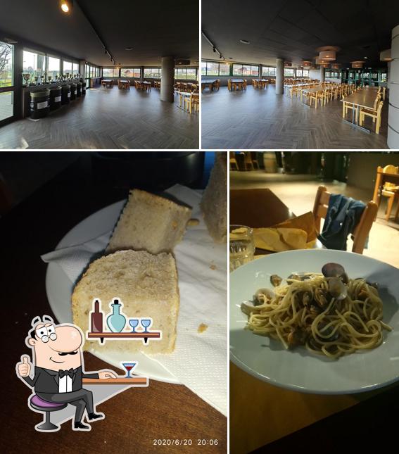 Questa è la foto che raffigura la interni e cibo di Club house Petrarca