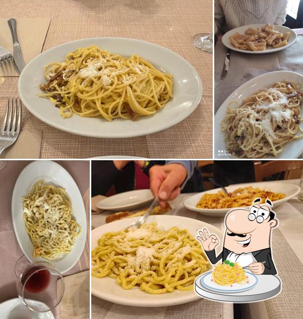 Spaghetti alla carbonara al Da Emilio