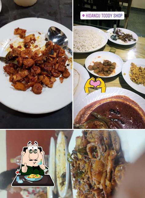 Food at Chanakyans restaurant&Kidangu Toddy Shop