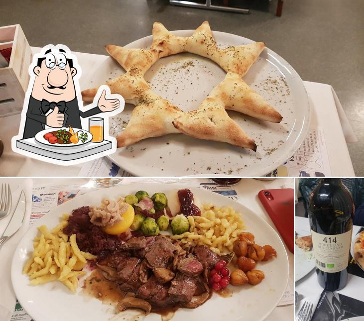 La cibo e alcol del ristorante