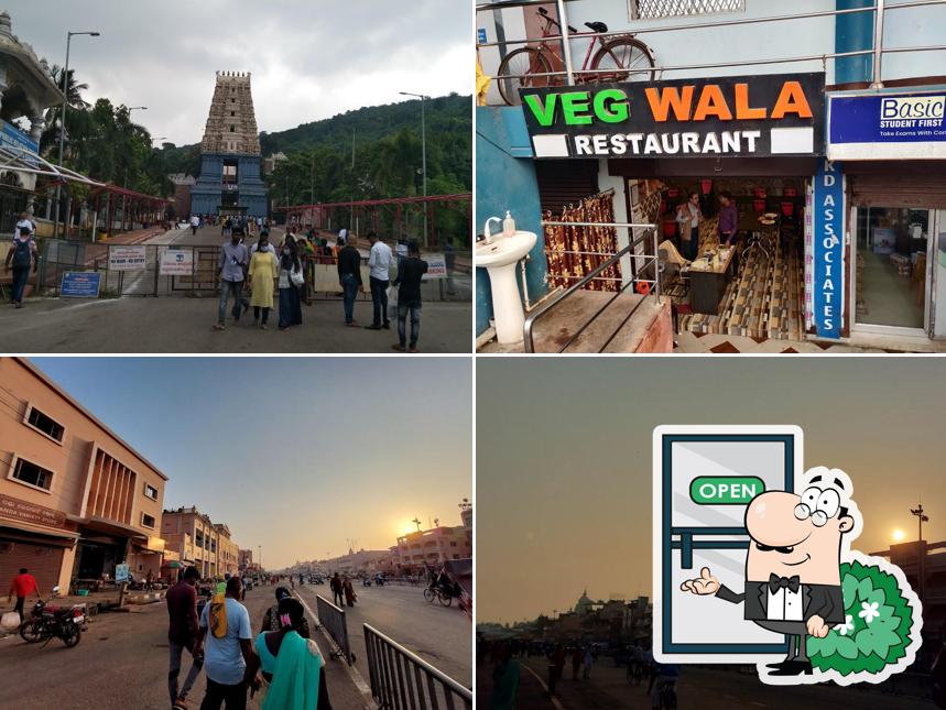 The exterior of Veg wala restaurant