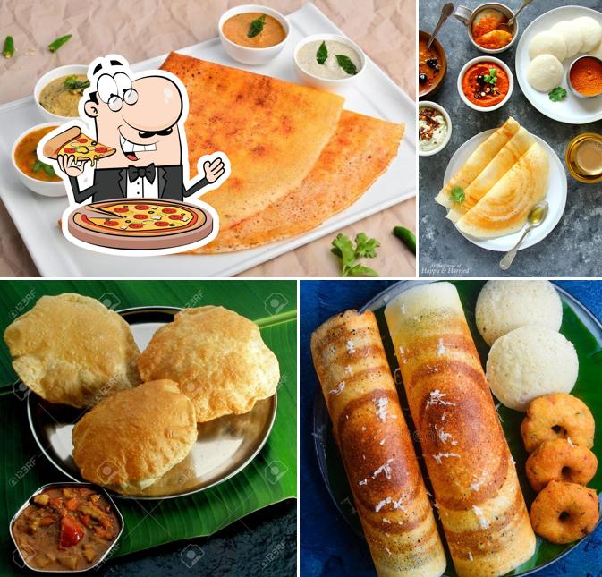 Order pizza at SV TIFFIN CENTER & HOTEL